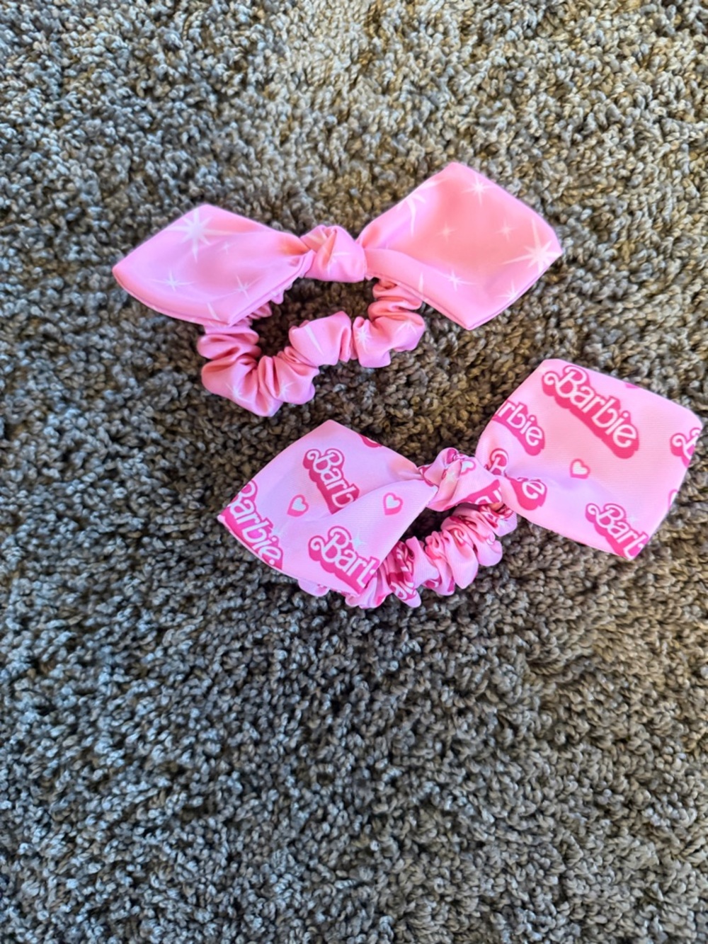 2 New SCL x barbie scrunchies
